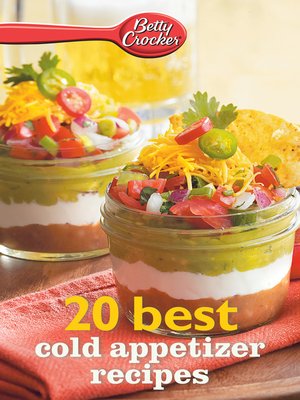 cover image of Betty Crocker 20 Best Cold Appetizer Recipes